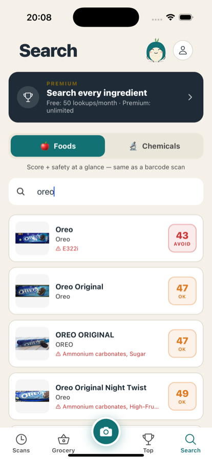 Search results for Oreo